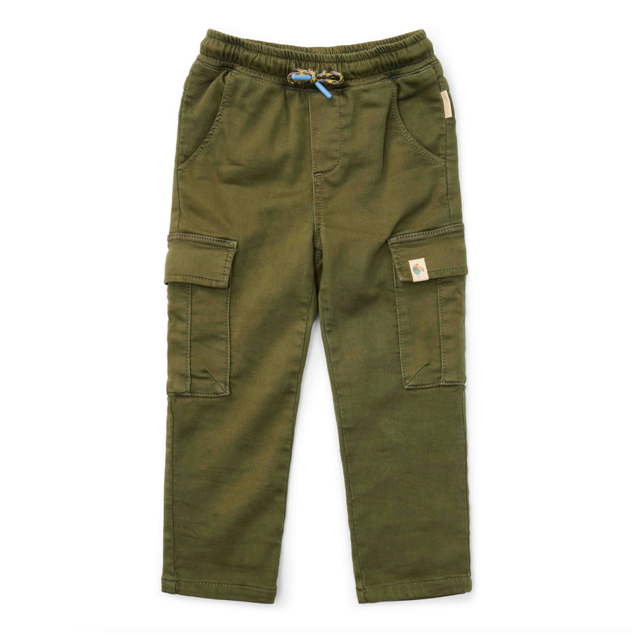 Dark Green Trousers - Little Dutch