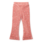 Pantalon évasé Warm Rose Flowers - Little Dutch