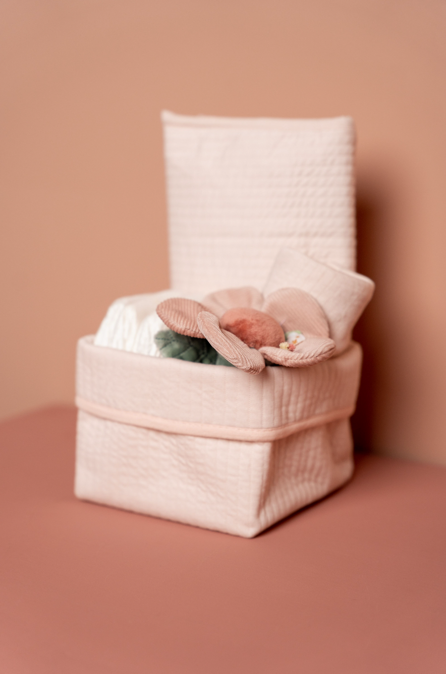 Small Pure Soft Pink storage basket - Little dutch