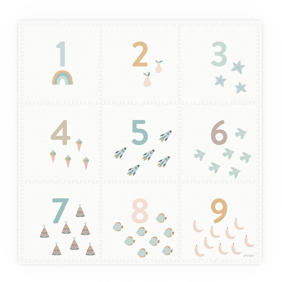 Tapis puzzle EEVAA Numbers/Dots - Play&Go