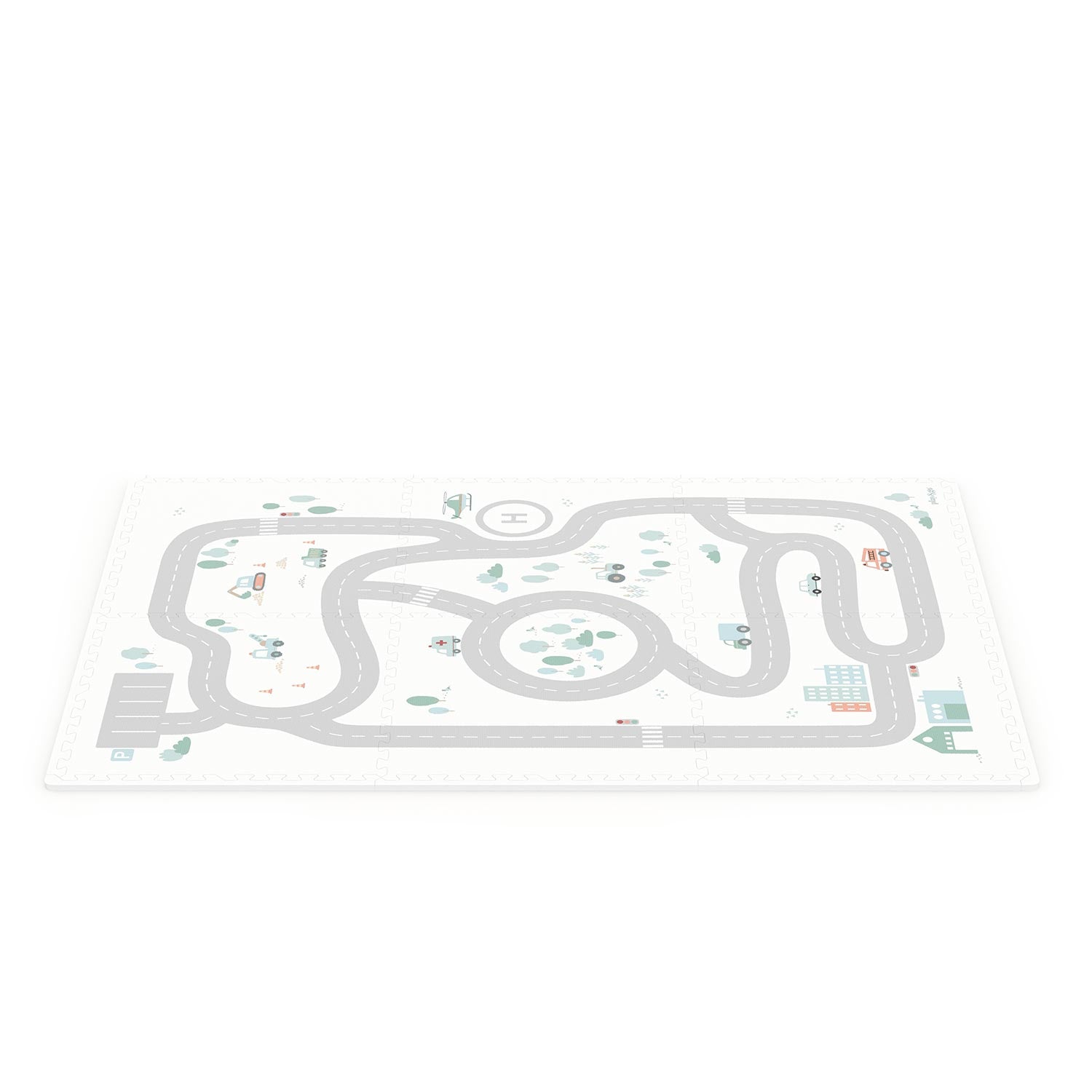 Tapis Puzzle Roadmap & Rangement Jouets - Eevaa, Play & Go