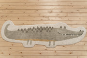 Crocodile washable rug 53x170cm - Little dutch