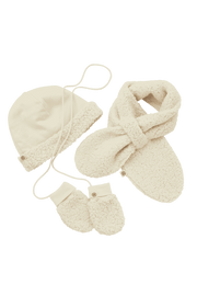 Bonnet réversible Teddy Off White - Cloby