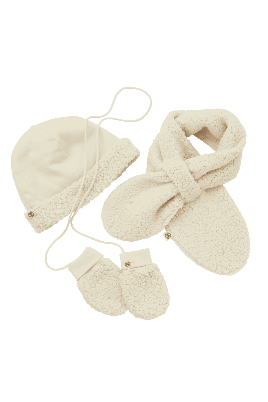 Bonnet réversible Teddy Off White - Cloby