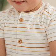 T-shirt manches courtes Vintage Sunny Stripes - Little Dutch