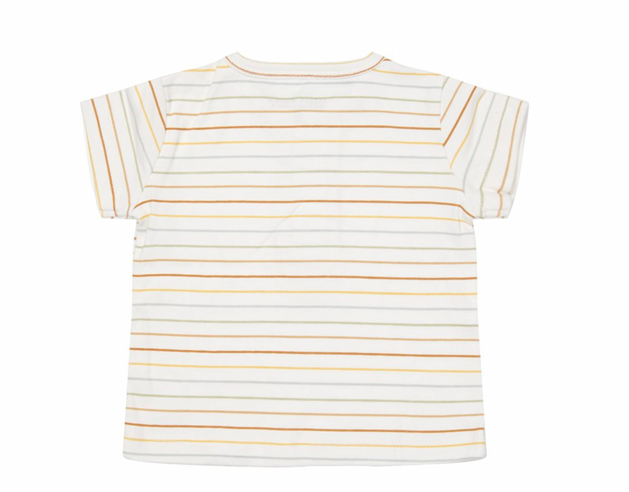 T-shirt manches courtes Vintage Sunny Stripes - Little Dutch