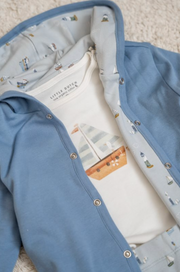 T-shirt manches longues Sailboat White - Little Dutch