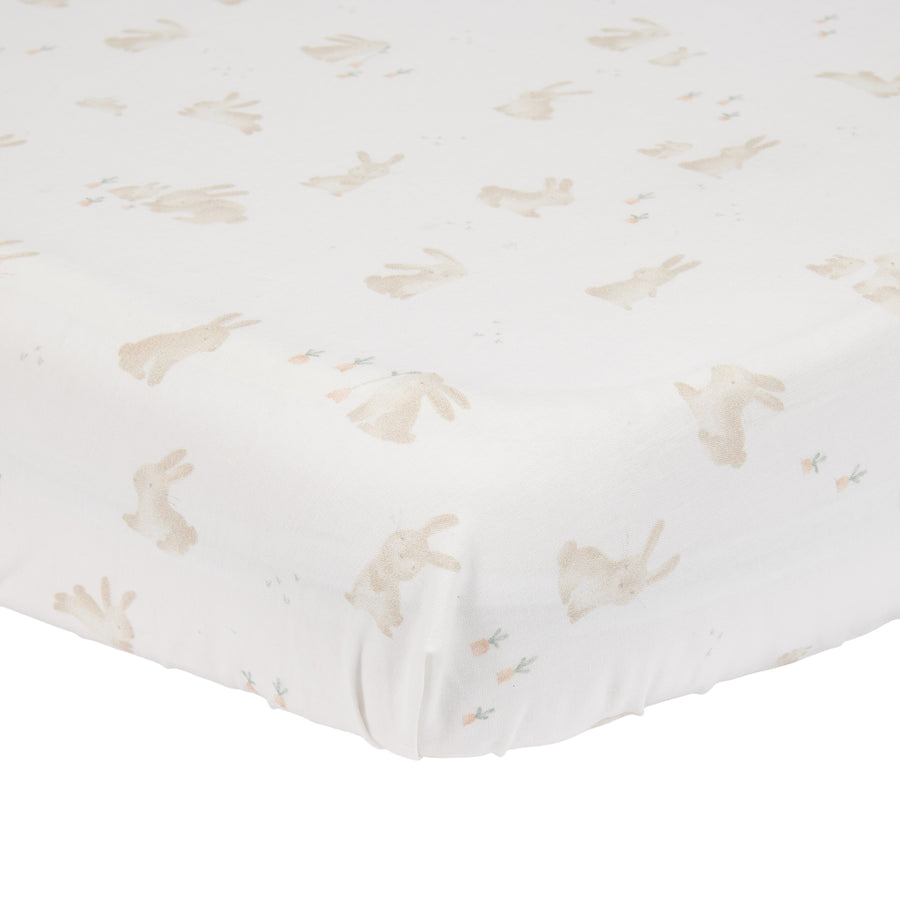 Fitted bed sheet 70x140/150cm Baby Bunny - Little Dutch
