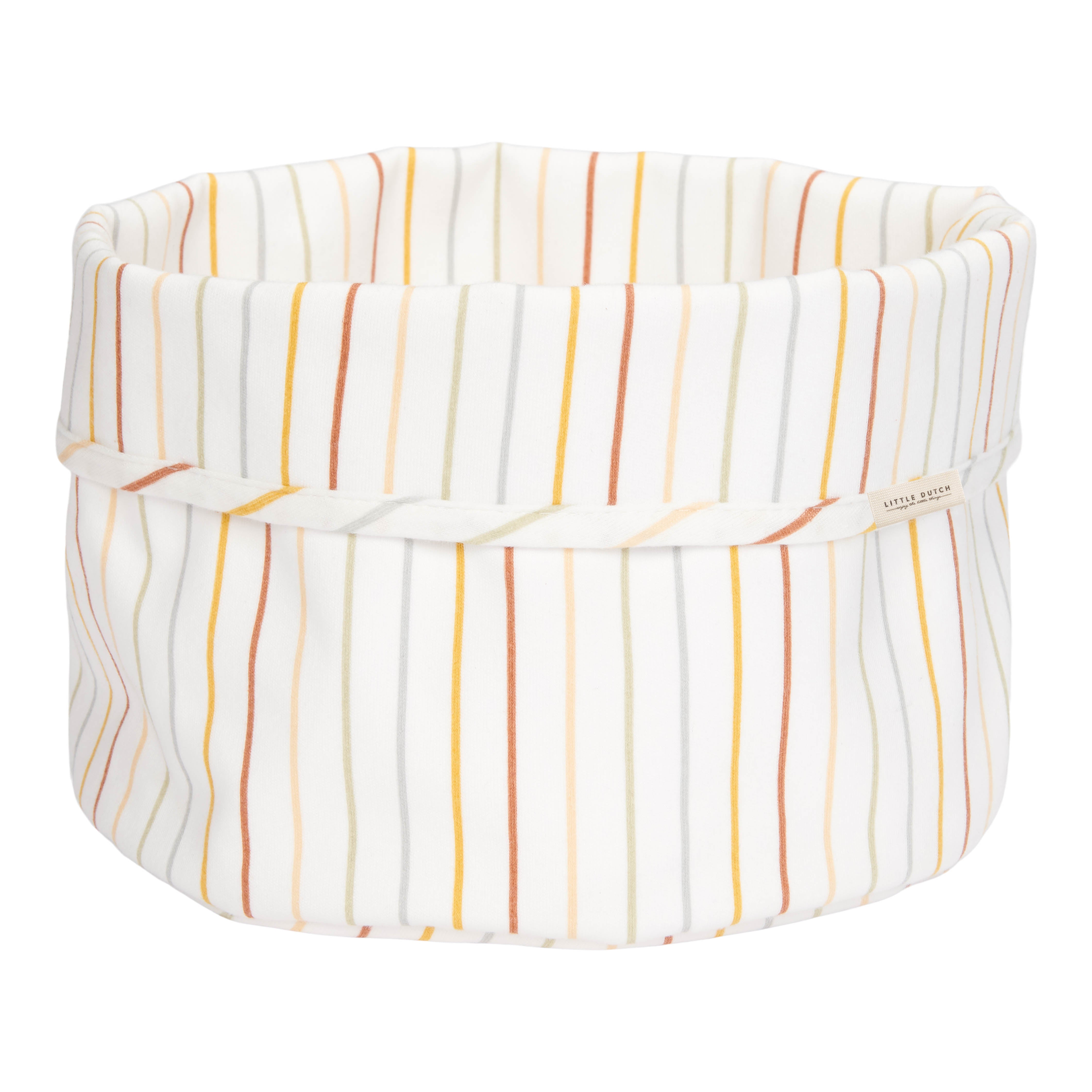 Vintage Sunny Stripes round toilet basket - Little dutch