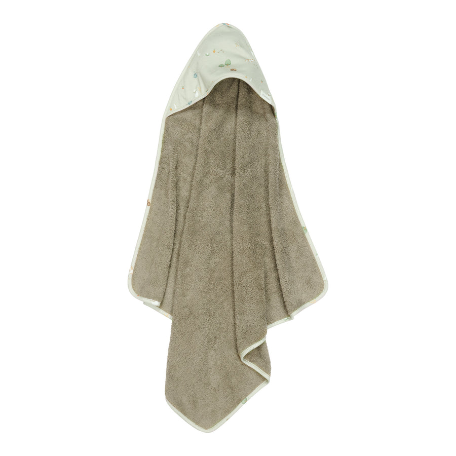 Pure Beige bath cape - Little dutch