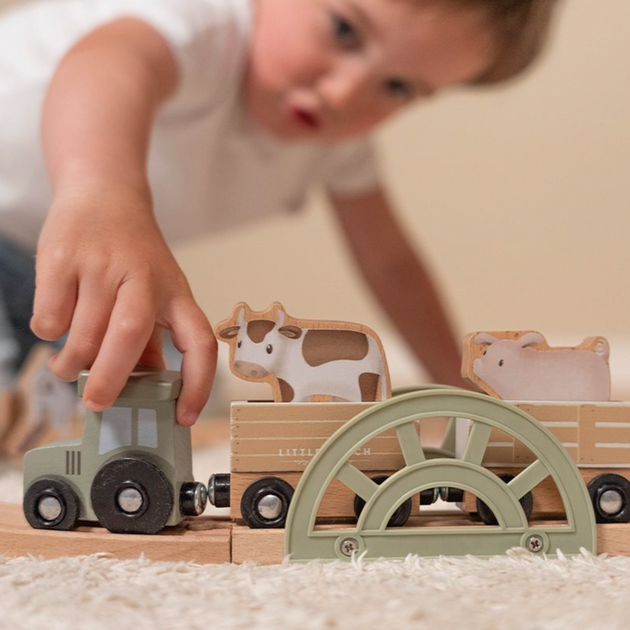 Train en Bois Little Farm - Little Dutch – Comptoir des Kids