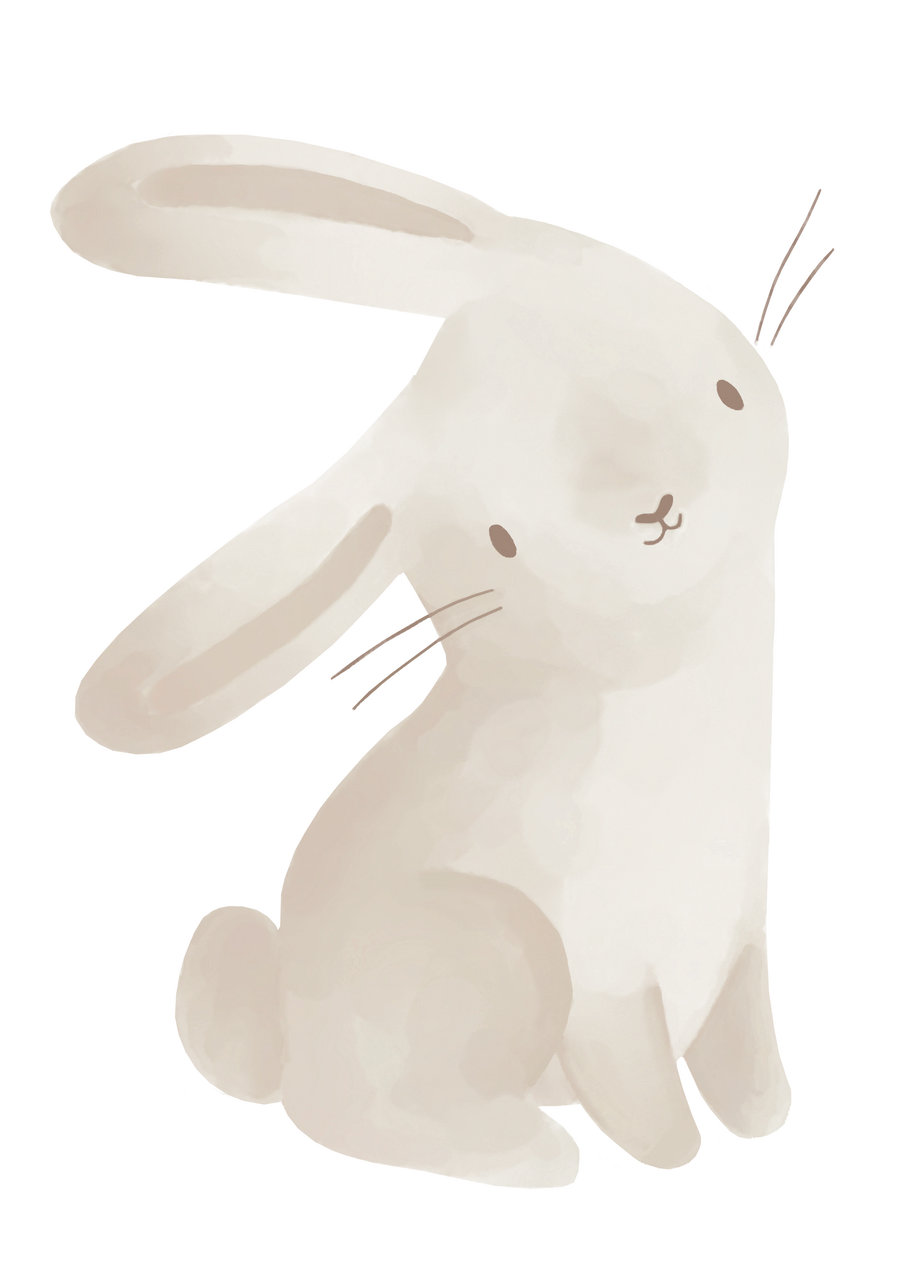 Autocollants muraux Baby Bunny - Little dutch