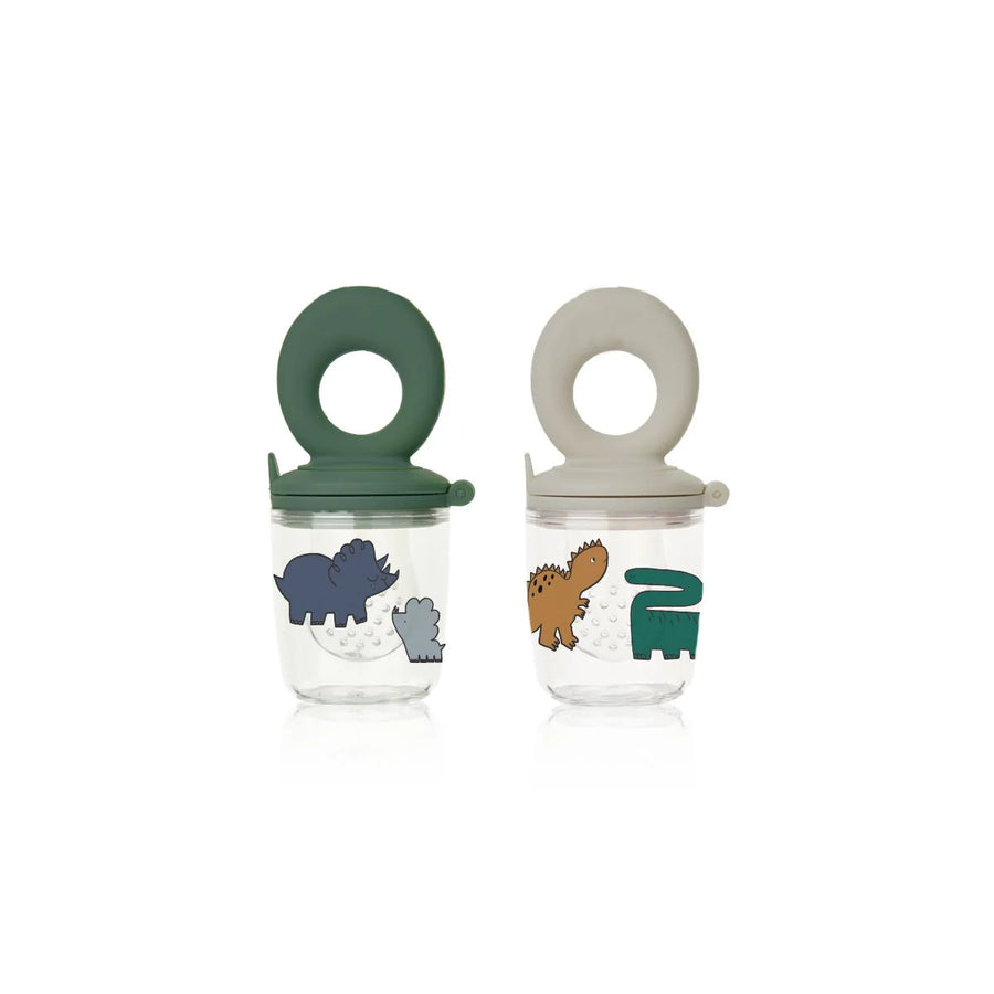 Miranda Nibbler Set of 2 | Fauna green / Sandy - Liewood