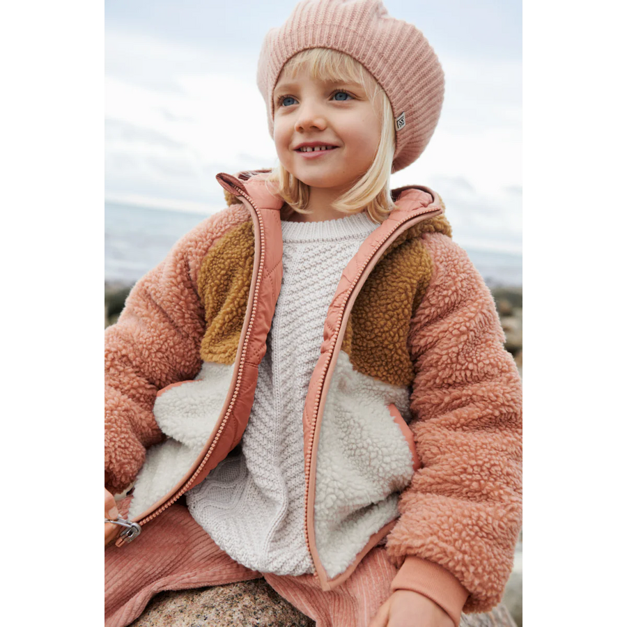 Jackson Tuscany Rose Mix Reversible Fleece Jacket - Liewood