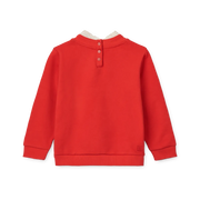 Sweatshirt Rakel Holiday bow dark red/Apple red - Liewood