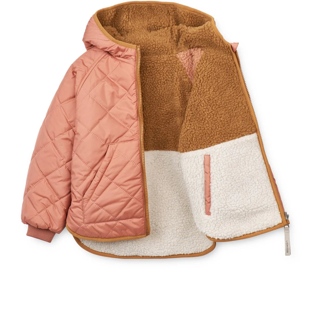 Jackson Tuscany Rose Mix Reversible Fleece Jacket - Liewood