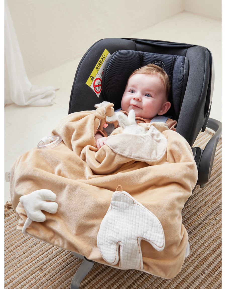 Ocher activity blanket - Noukies