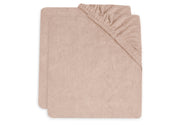 Pack of 2 Sponge changing mat covers 50x70cm | Wild Rose - Jollein