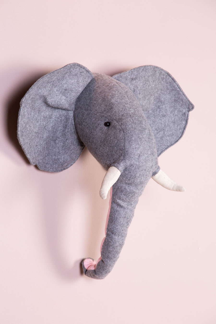 Felt elephant head to hang - Childhome