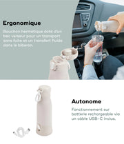 Moov &amp; Feed draagbare oplaadbare flessenwarmer - Babymoov 