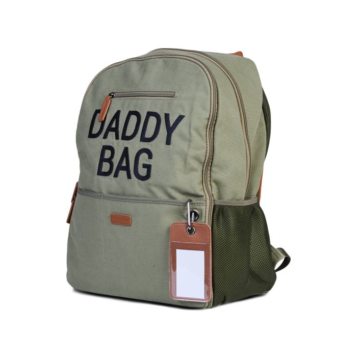 Daddy Bag changing bag Khaki Canvas - Childhome 