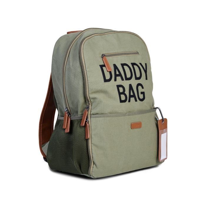 Daddy Bag changing bag Khaki Canvas - Childhome 