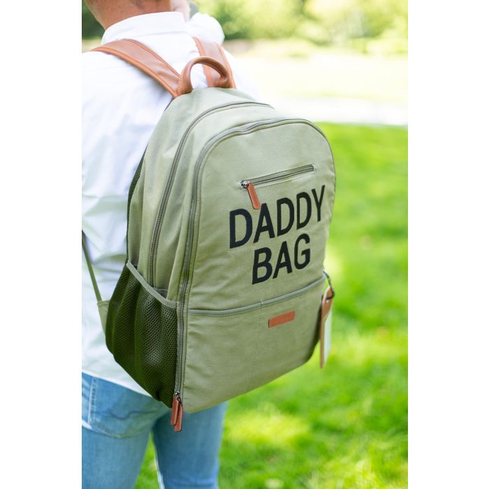 Daddy Bag changing bag Khaki Canvas - Childhome 