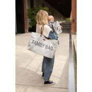 Family Bag sac à langer Canvas Gris - Childhome