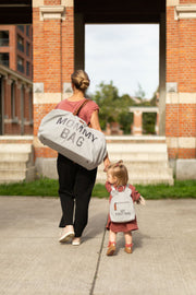 Mommy Bag Canvas Gray changing bag - Childhome 
