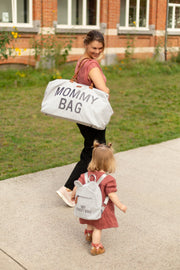 Mommy Bag Canvas Grijze luiertas - Childhome 