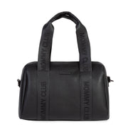 Mommy Club sac à langer Signature Cuir Vegan Noir - Childhome