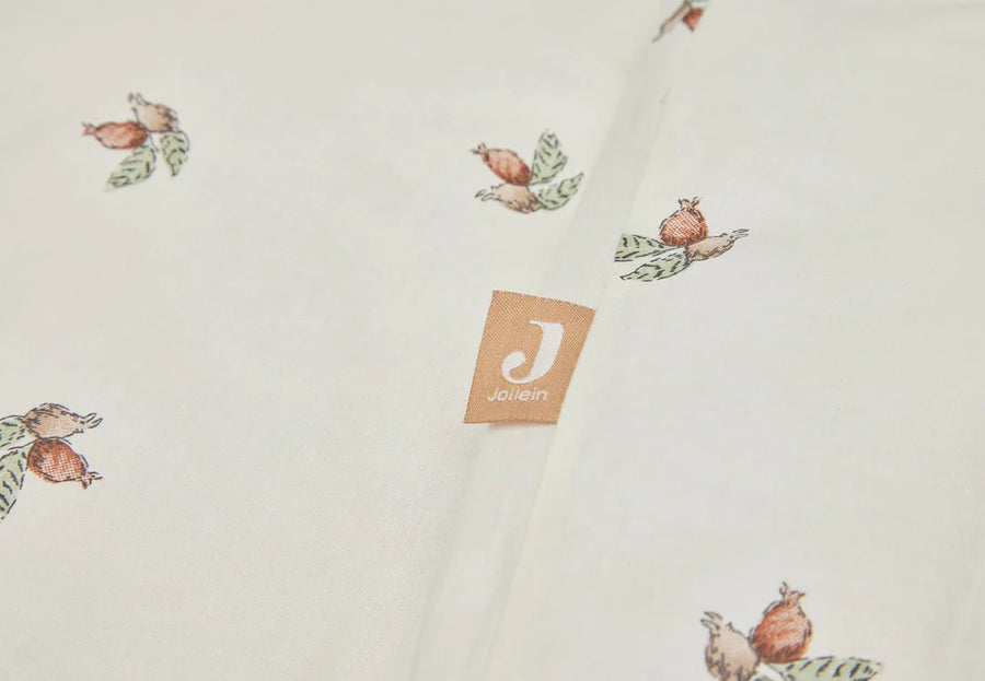 Duvet Cover and Pillowcase 100x140cm Rosehip - Jollein