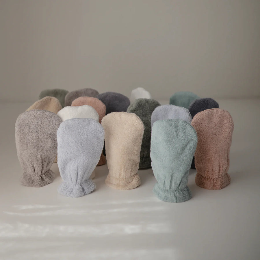 Lot de 2 gants de toilette pour bébé Blush - Mushie