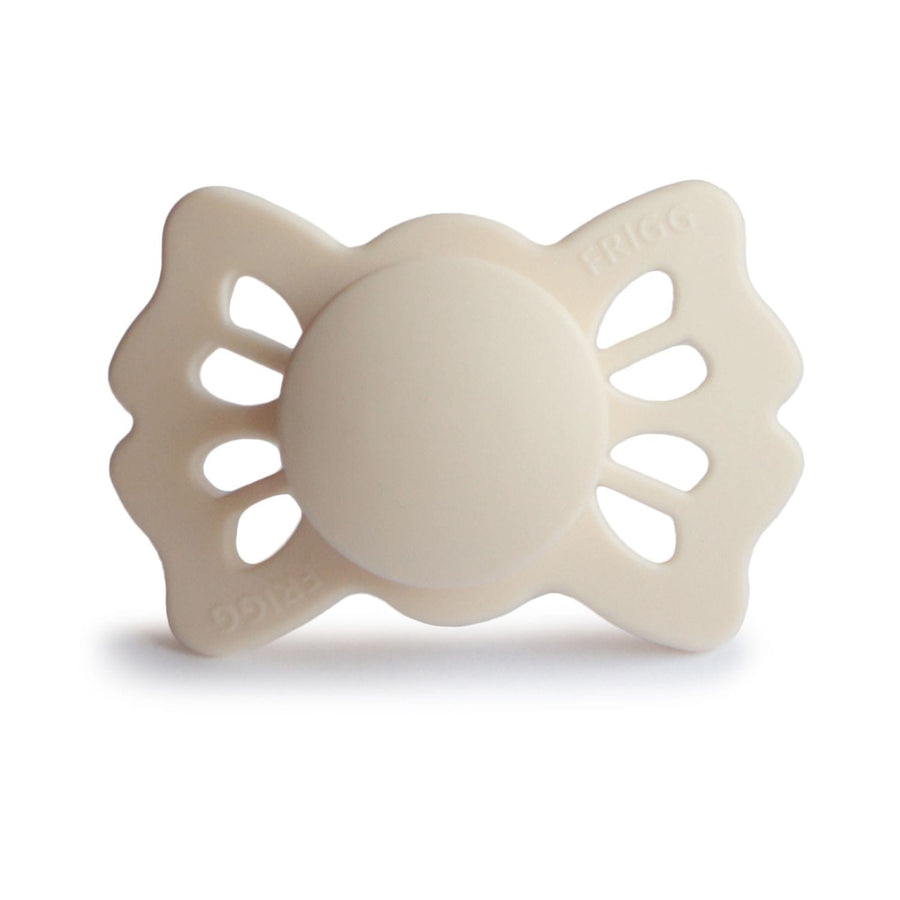 Pack of 2 Daisy Baby Natural Rubber Pacifiers Blush/Cream T1 (0-6M) - FRIGG 