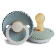 Rope Night Sage T2 natural rubber pacifier (6-18M) - FRIGG 