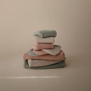 Light Mint baby chunky knit sweater - Mushie 
