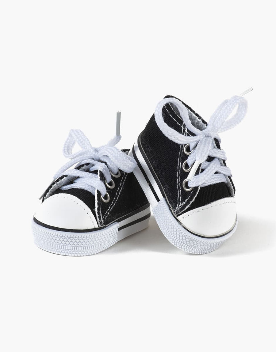 Black Komvers sneakers for Doll - Minikane