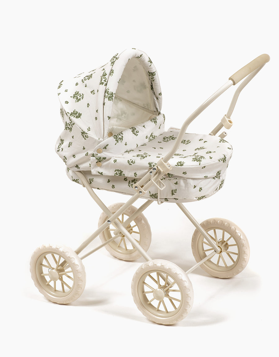 Elliot “Marcassins” wooden and wicker pram for doll - Minikane