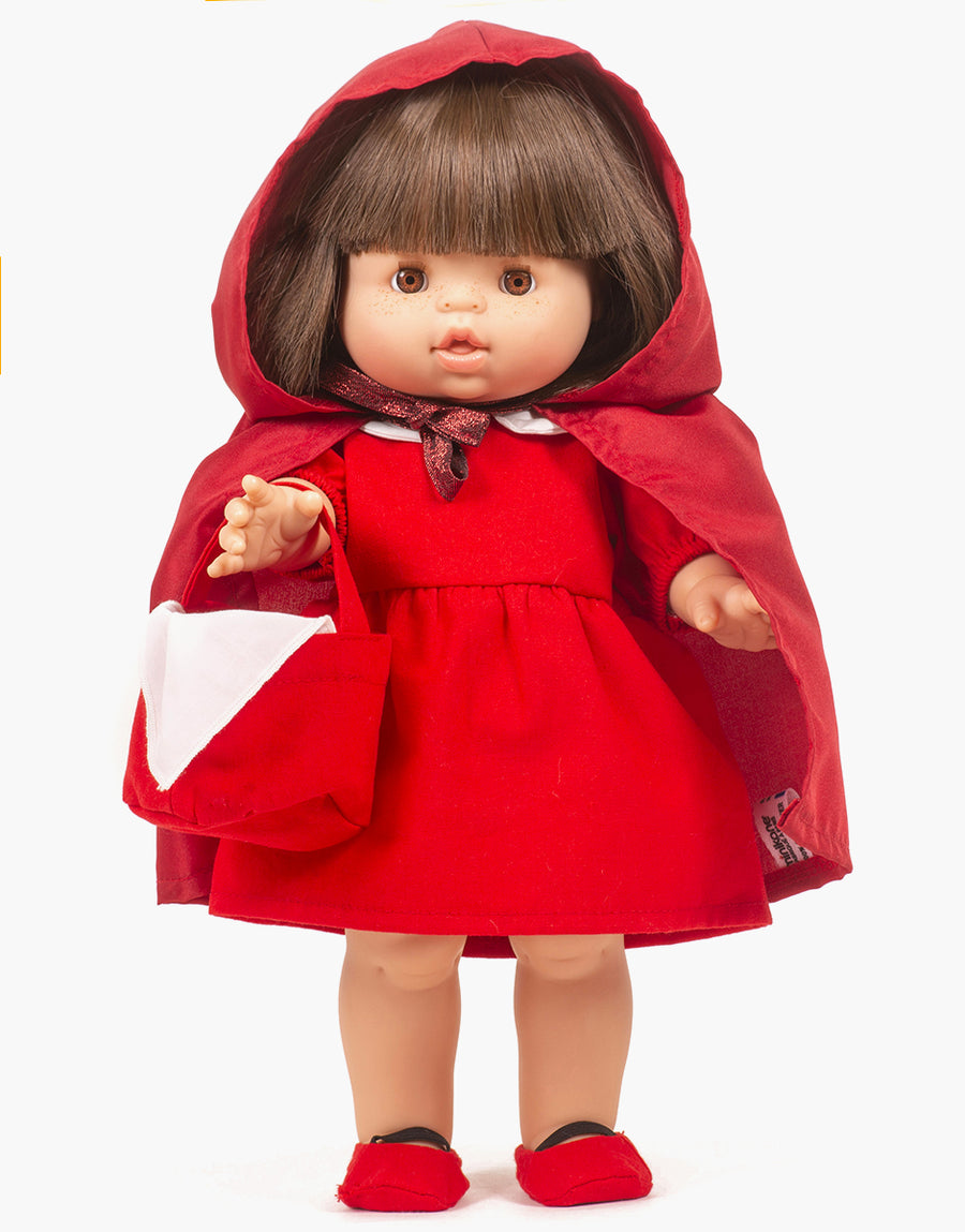 Les P'tits Déguiz' – Little Red Riding Hood and pouch set - Minikane