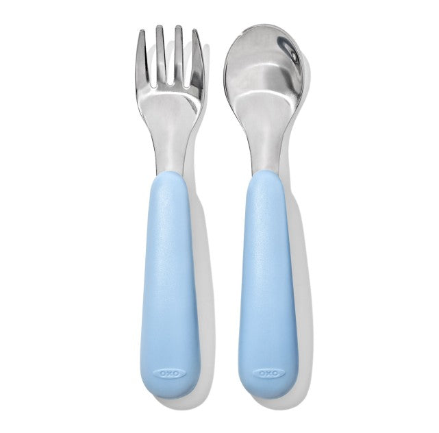 Fork &amp; spoon Gray - OXO TOT 