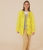 Ciré Iconique en matière recyclée et Coton Bio Femme Jaune - Petit Bateau