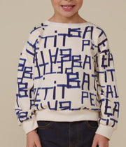 Sweatshirt imprimé en molleton Enfant Fille/Garçon - Petit Bateau