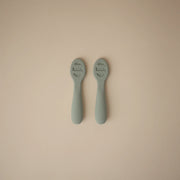 Fork &amp; Spoon Set / Sage - Mushie 