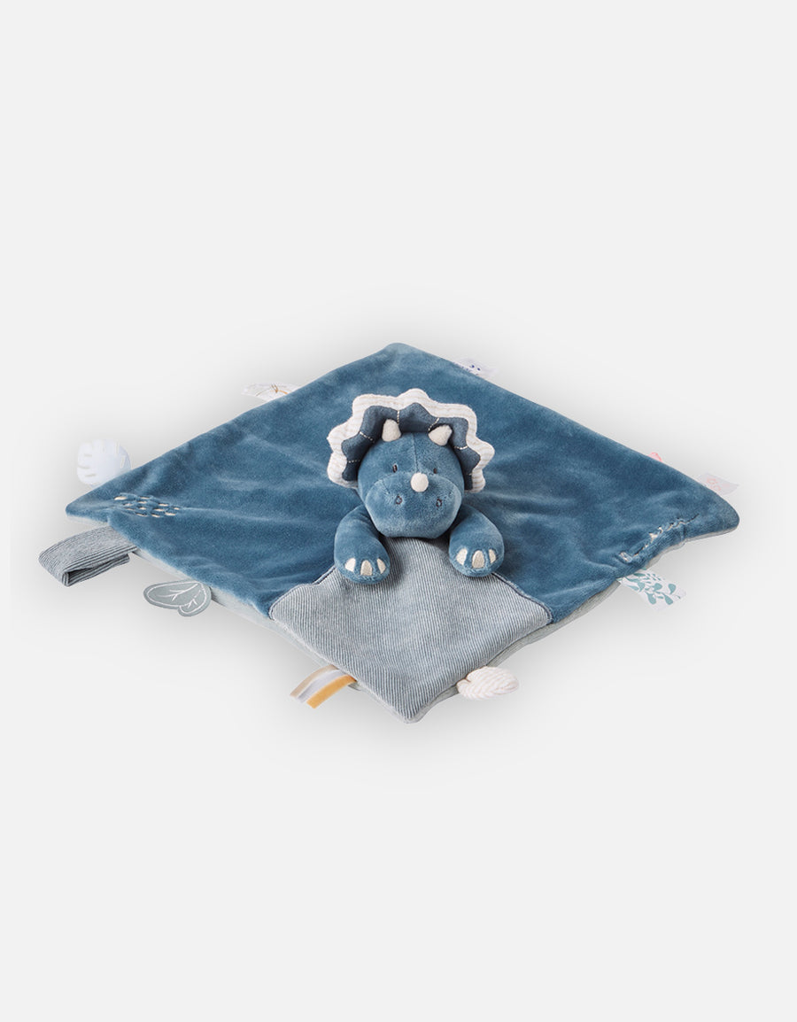 Peluche Small Ops en Veloudoux Bleu 25cm - Noukies – Comptoir des Kids