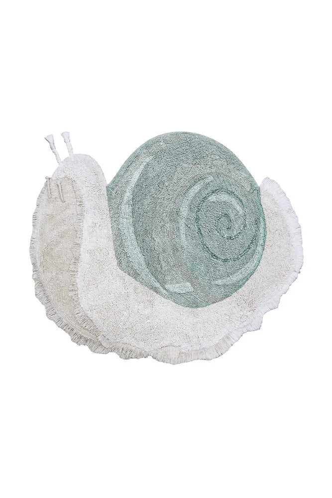 Tapis lavable en coton Animal Snail - Lorena Canals