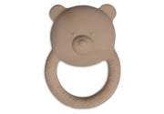 Teddy Bear Biscuit rubber teething ring - Jollein