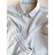 Strands Havet Mom Shirt in Organic Cotton shade of mint - Konges Slojd 