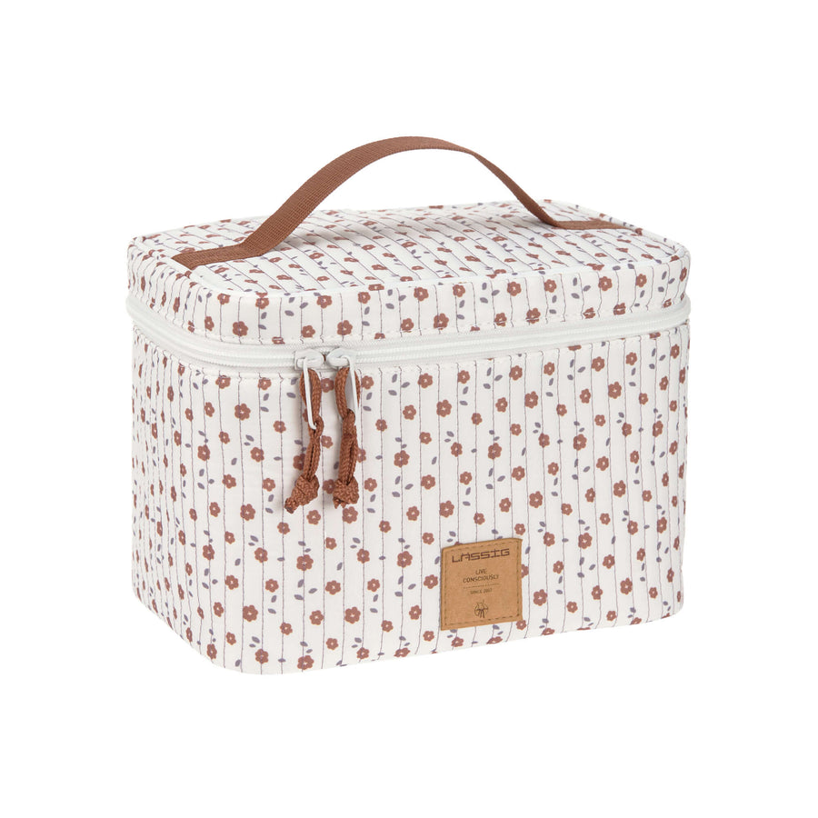 Vanity Case For Nomad Baby White Flowers - Lassig 