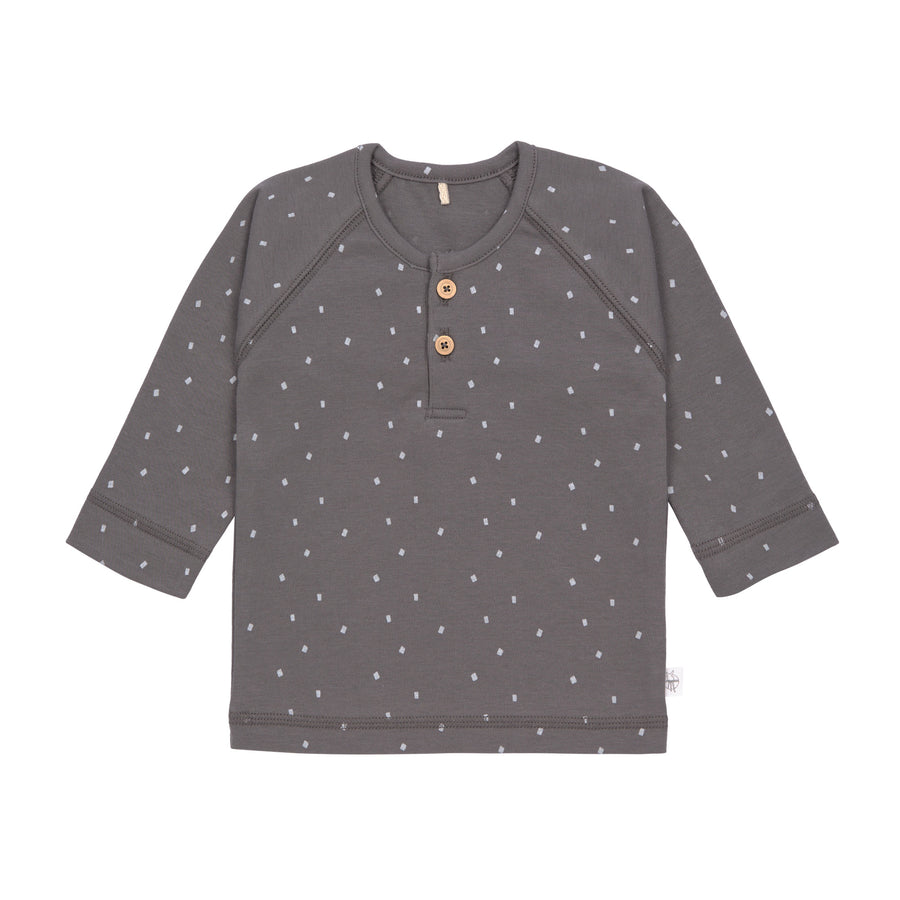 GOTS Anthracite Polka Dots Long Sleeve T-Shirt - Lassig 