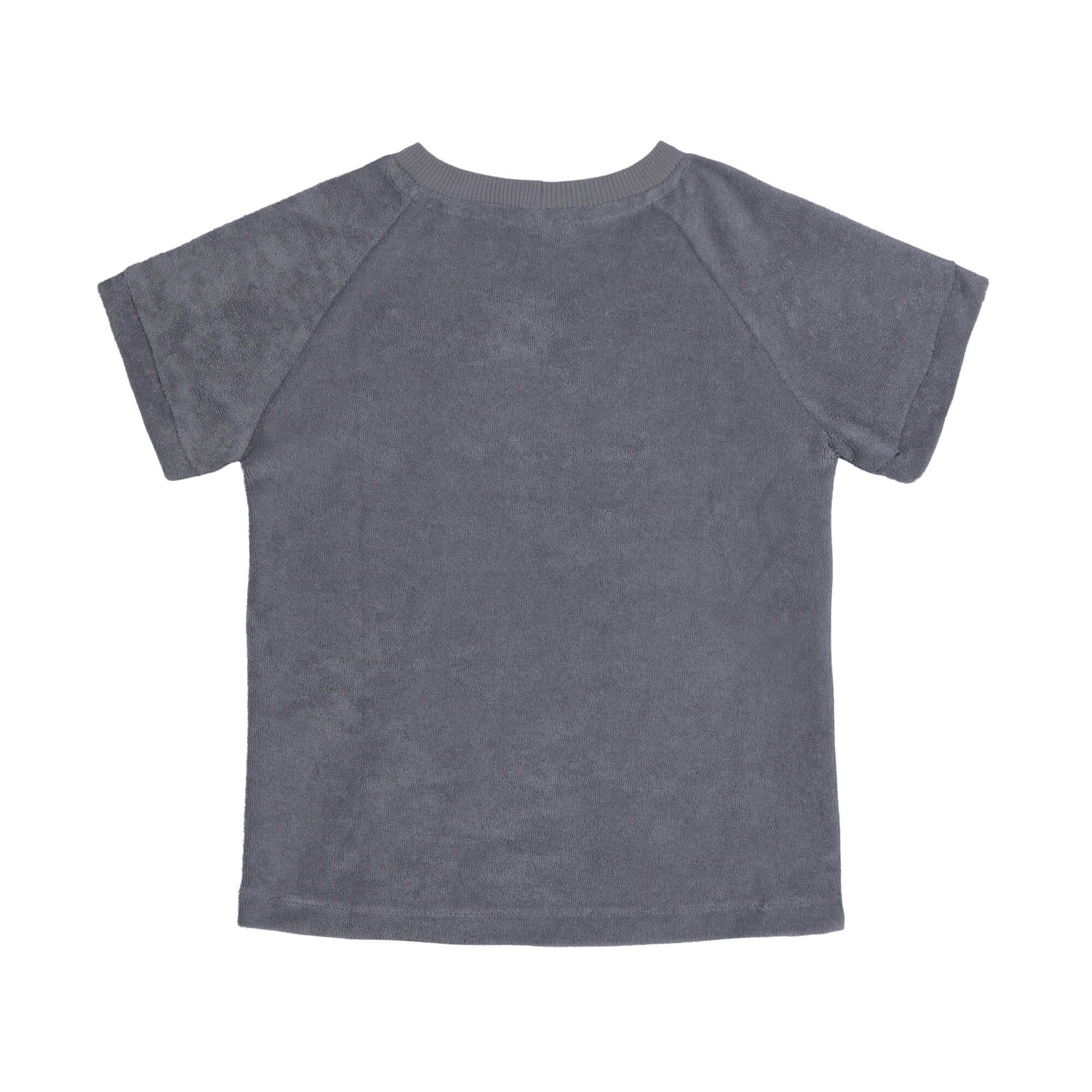 T-shirt en tissu éponge Terry Anthracite - Lassig